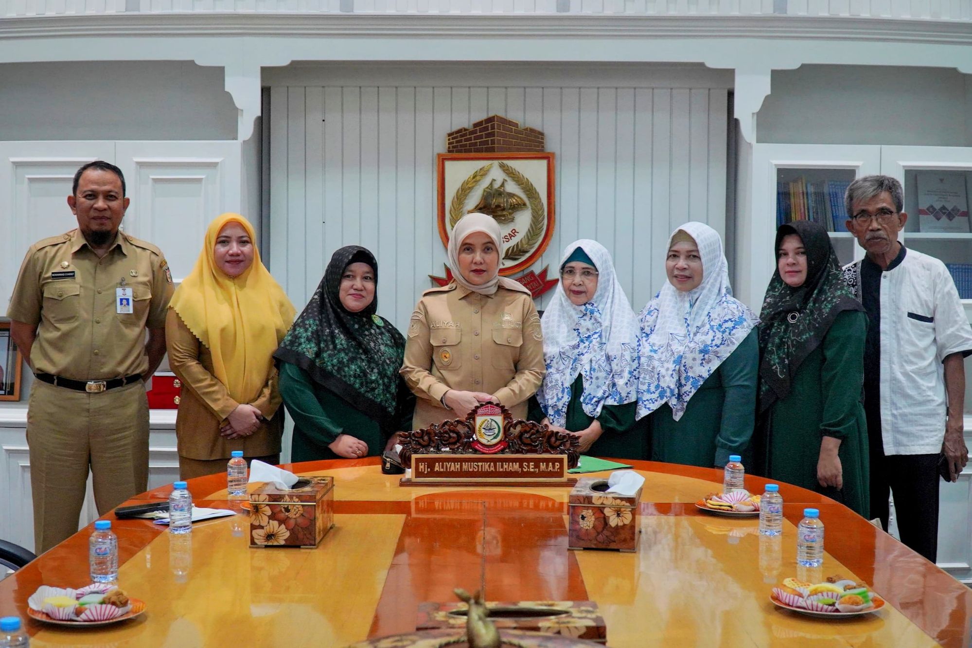 Aliyah Mustika Ilham Terima Audiensi Ponpes Addariyah DDI, Bahas Pelatihan Muballiq dan Maulid Nabi 1447 H