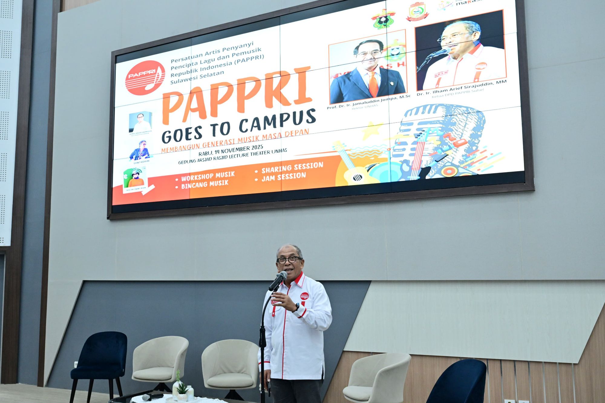 Politisi Senior Golkar, IAS Bongkar Tantangan Musik Sulsel: “Bakat Kita Besar, Ruangnya yang Harus Diperbanyak!”